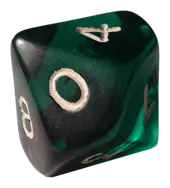 1d10 die