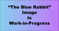 The Blue Rabbit Log Logo