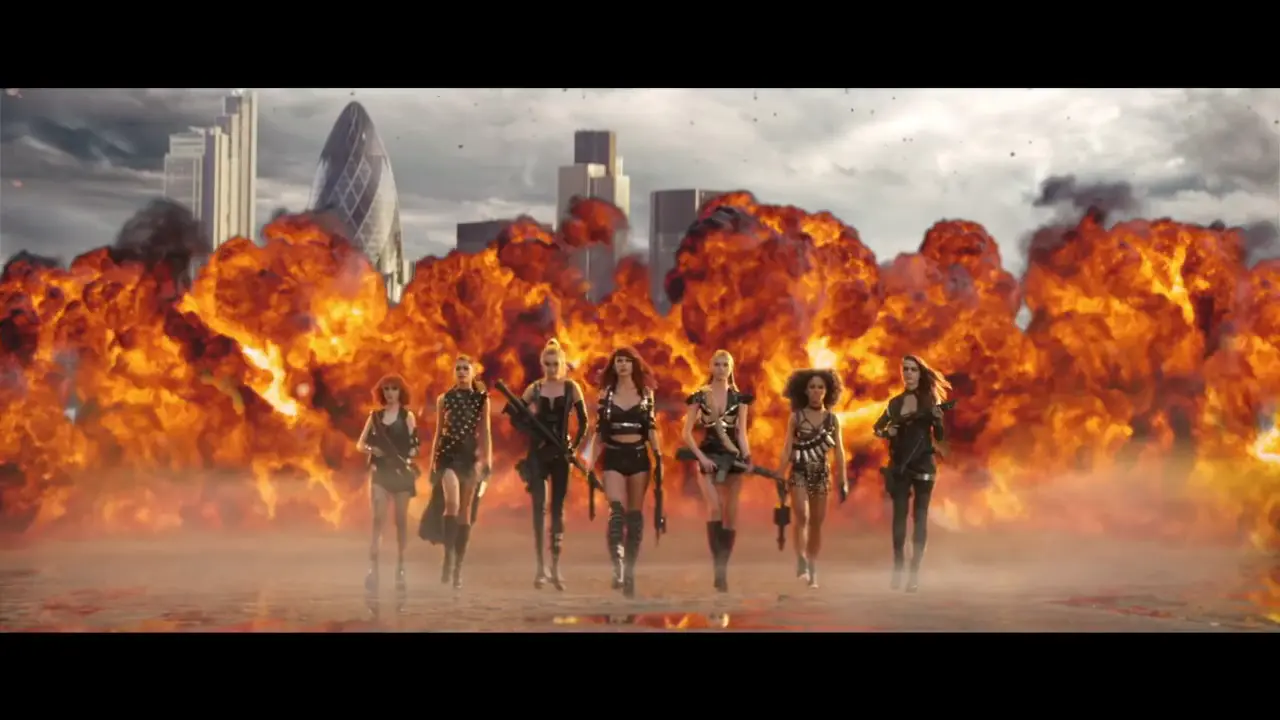 Taylor Swift and friends still from Bad Blood
